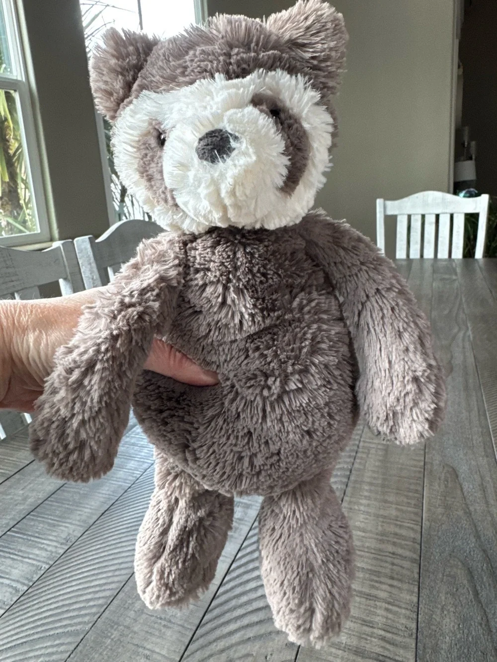 Jellycat Bashful Raccoon 12” Plush Toy